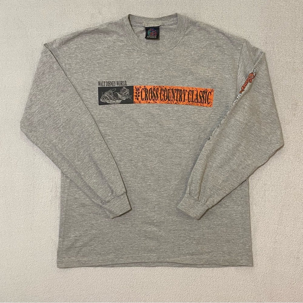 Disney Sports Men's VINTAGE Large 2001 Cross Country Classic T Shirt - Marathon